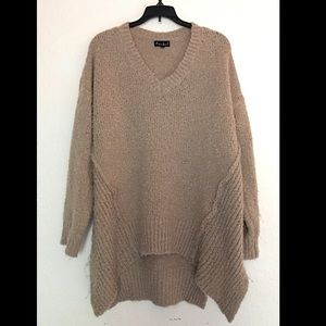 Super soft sweater in taupe